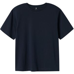 Regular Fit - T-shirt - Blauw - Jersey - Korte Mouwen