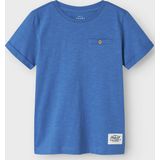 T-shirt - Jersey - Korte Mouwen - O-hals - Regular Fit - Knoop Detail