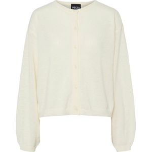 Pieces - Ida - Gebreid Vest - Relaxte Pasvorm - Lange Mouwen