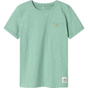 NAME IT - NKMVINCENT SS TOP F NOOS - T-shirt - Lichtgroen - 100% Katoen