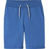 Regular Fit Shorts - Blauw - Katoen - Verstelbare Taille - Voor- en Achterzakken