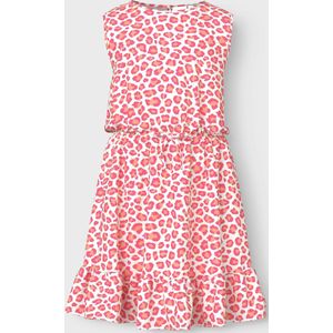 Jurk - NKFVinaya - Dierenprint - Mouwloos - Gerecycled Materiaal - Kort/mini