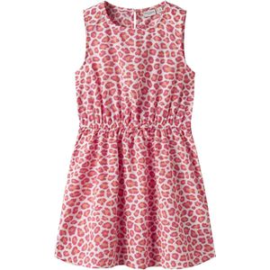 Overgooier - Print - Geweven Stof - Ronde Hals - Mouwloos - Elastische Taille