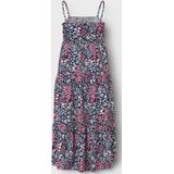 Jerseyjurken - Jurk - All-over Print - Geweven Stof - O-hals - Mouwloos