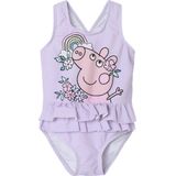 Peppa Pig - Badpak - Gekruiste Achterkant - Ruches