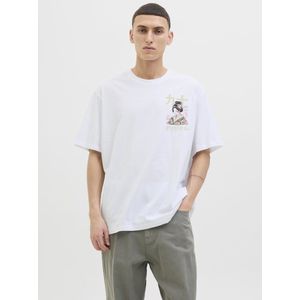 T-shirt - Motiefprint - Jersey - Gevoerde Zoom/Rand - Halve Mouw