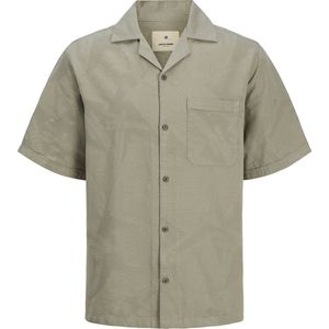 JACK&JONES - JPRBLULUKE JACQUARD RESORT SHIRT - Heren - Lichtblauw - Katoen