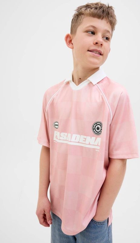 JACK & JONES JUNIOR - T-shirt - Lichtroze - Korte Mouwen