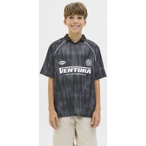 JACK & JONES JUNIOR - T-shirt - Zwart - Polyester