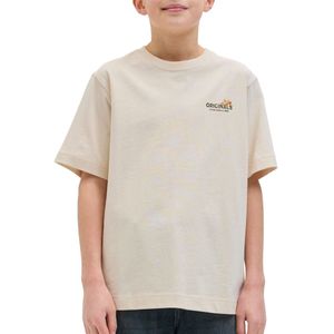 JACK & JONES Joracapulco Retro Element T-shirt - Ecru - Katoen