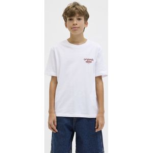 JACK & JONES JUNIOR - T-shirt - Katoen - Ronde Hals - Korte Mouwen