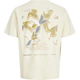 Jack & Jones - T-shirt - Ecru - Katoen - Korte Mouwen