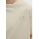 Jack & Jones - T-shirt - Ecru - Katoen - Korte Mouwen