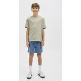 JACK & JONES T-shirt - Katoen - Ronde Hals - Relaxed Pasvorm