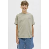 JACK & JONES T-shirt - Katoen - Ronde Hals - Relaxed Pasvorm