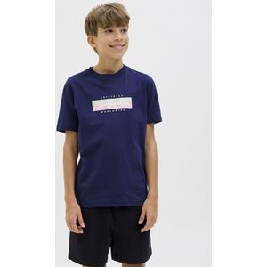 JACK & JONES Junior - T-shirt - Zwart - Katoen - Regular Fit