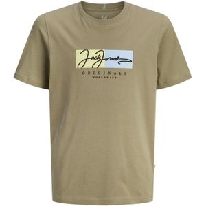 JACK & JONES Jorfrederiksberg Boxscript Tee Ss Sn Jnr voor heren, Silver Sage, 140