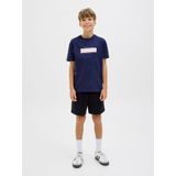 JACK & JONES Junior - T-shirt - Zwart - Katoen - Regular Fit