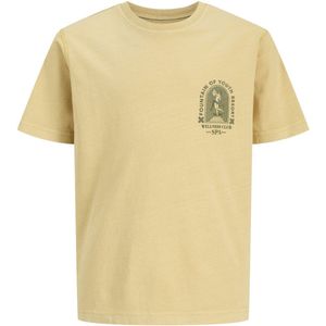 Jack & Jones Junior - T-shirt - Lichtbruin - Katoen