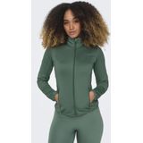 ONLY Fleecejack Dames - Eend Groen - Lange Mouwen