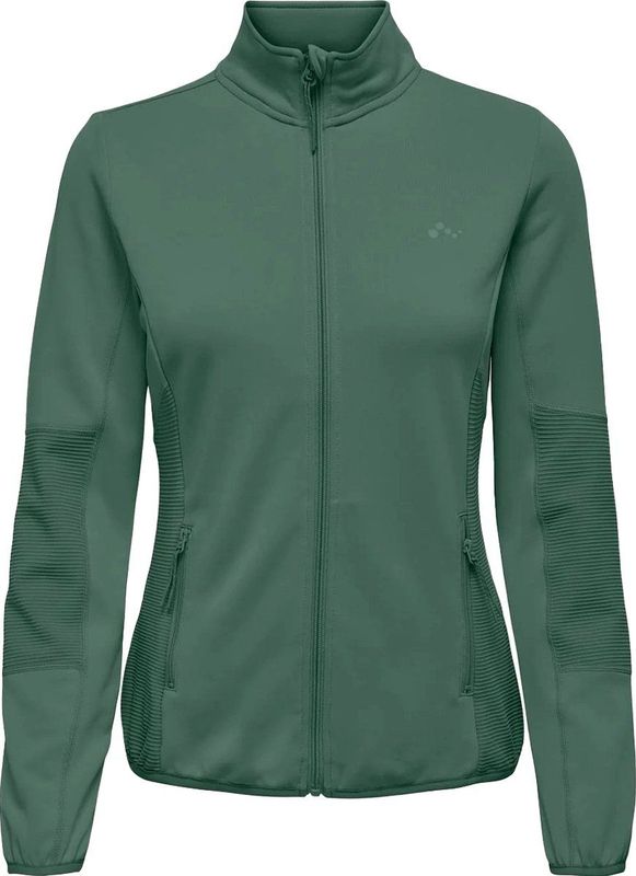 ONLY Fleecejack Dames - Eend Groen - Lange Mouwen