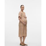 Mlmariano - Zwangerschapsjurk - V-Hals - Korte Mouwen - Regular Fit