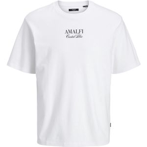 Shirt - Motiefprint - Jersey - Kwartmouw - Ronde Hals - Losse Pasvorm