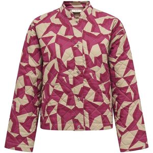 Gequilte Blazer - Katoen - Regular Fit - Shawl Revers - Wijde Mouwen