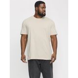 Jack & Jones - Plus Shirt - Beige Gemêleerd - T-shirt