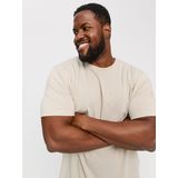 Jack & Jones - JJEORGANIC MEL TEE SS O-NECK NOOS PLS - T-shirt - Moonbeam - Slim Fit