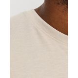 Jack & Jones - JJEORGANIC MEL TEE SS O-NECK NOOS PLS - T-shirt - Moonbeam - Slim Fit