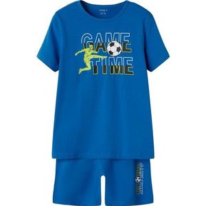 Name It - Game Time - Pyjama - Blauw - Jongens Nacht Setje