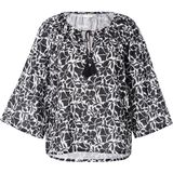 Jacqueline de Yong - Sapna - Tricot Top - Katoen - V-Hals - 3/4 Mouwen