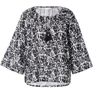Jacqueline de Yong - Sapna - Tricot Top - Katoen - V-Hals - 3/4 Mouwen
