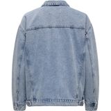 Curve - Denim Jas - Blauw - Katoen - Lange Mouwen