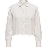 JDY - JDYNOLA SHORT SHIRT W. EMB. WVN - Blouse - Dames