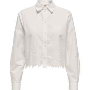 JDY - JDYNOLA SHORT SHIRT W. EMB. WVN - Blouse - Dames