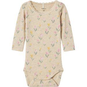 NAME IT - NBFFLOWERKAB LS BODY BOX - Baby - Bodies - Maat 56