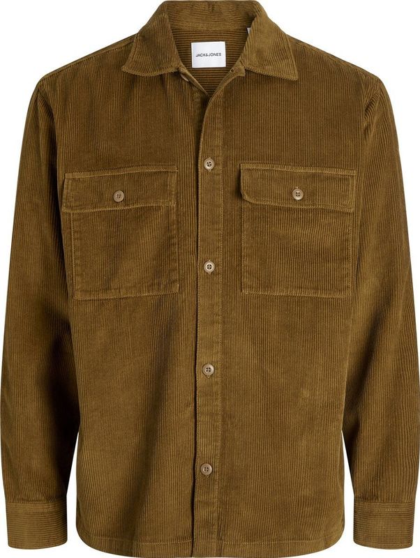 Jack & Jones - JJEPERFECT CORDUROY OVERSHIRT - Bruin - Heren Overhemd