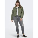 CarmaKoma - Bomber Jacker - Zwart - Lange Mouwen - Polyester Voering