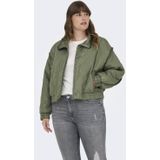 CarmaKoma - Bomber Jacker - Zwart - Lange Mouwen - Polyester Voering