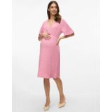 Jurk - V-Hals - 2/4 Mouwen - Voedingsfunctie - Regular Fit