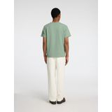 Selected  SLHSANDER SEERSUCKER  Shirts  heren Groen