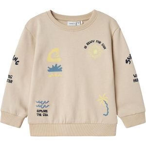 NAME IT Jongens Nmmfesab Ls Nreg Sweat Unb, Peyote, 92