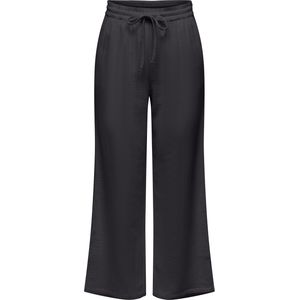 Jacqueline de Yong - Jdytheis Life Wide Pant - Broek - Phantom - 80% Katoen - Dames