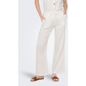 JDY - Wide Leg Fit Broek - Zwart - Katoen - High Waist