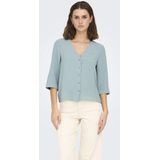 JDY - Geweven Overhemd - Wit - Polyester - Lange Mouwen