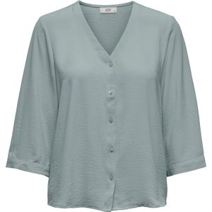 JDY - Geweven Overhemd - Wit - Polyester - Lange Mouwen