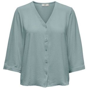 JDY - Geweven Overhemd - Wit - Polyester - Lange Mouwen