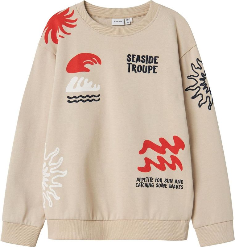 Name it - Nkmfesab - Sweatshirt - Taupe - Zomer